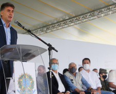 Uma área de maide de 86 mil metros quadrados será referência na formação e no treinamento de atletas no Paraná, desde a base até os de alto rendimento. O presidente Jair Bolsonaro e o governador Carlos Massa Ratinho Junior inauguraram nesta quinta-feira (4) o Centro Nacional de Treinamento de Atletismo (CNTA), um dos mais completos centros de excelência do País em iniciação esportiva, localizado em Cascavel, no Oeste do Estado.Foto Gilson Abreu/AEN