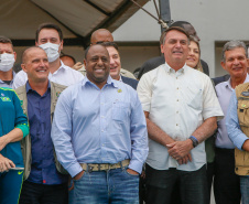 Uma área de maide de 86 mil metros quadrados será referência na formação e no treinamento de atletas no Paraná, desde a base até os de alto rendimento. O presidente Jair Bolsonaro e o governador Carlos Massa Ratinho Junior inauguraram nesta quinta-feira (4) o Centro Nacional de Treinamento de Atletismo (CNTA), um dos mais completos centros de excelência do País em iniciação esportiva, localizado em Cascavel, no Oeste do Estado.Foto Gilson Abreu/AEN