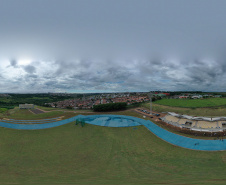 Centro Nacional de Treinamento de Atletismo (CNTA), um dos mais completos centros de excelência do País em iniciação esportiva, localizado em Cascavel, no Oeste do Estado.  -  Foto: Divulgação
