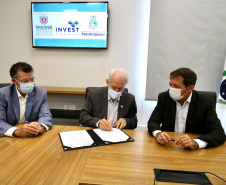 Representação da Invest Paraná é instalada na Região Oeste . Foto:Camila Tonett