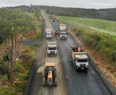 Investimentos do Governo do Paraná aumentaram 21% em 2020. - PR 364 - Irati a São Mateus.Foto Gilson Abreu/AEN