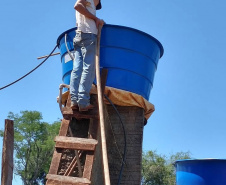 Seis municípios que decretaram situação de emergência no final de 2020 em decorrência da estiagem estão recebendo auxílio para o atendimento à população mais afetada.  -  Foto: Divulgação Defesa Civil do Paraná