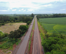 Entrega da primeira parte da duplicação da PR-323 entre Doutor Camargo e Paiçandu, na região Noroeste. O investimento por parte do Governo do Estado em toda a obra é de R$ 78,7 milhões. 11/02/2021 - Foto: Geraldo Bubniak/AEN