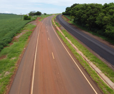 Entrega da primeira parte da duplicação da PR-323 entre Doutor Camargo e Paiçandu, na região Noroeste. O investimento por parte do Governo do Estado em toda a obra é de R$ 78,7 milhões. 11/02/2021 - Foto: Geraldo Bubniak/AEN