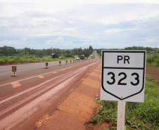 Entrega da primeira parte da duplicação da PR-323 entre Doutor Camargo e Paiçandu, na região Noroeste. O investimento por parte do Governo do Estado em toda a obra é de R$ 78,7 milhões. 11/02/2021 - Foto: Geraldo Bubniak/AEN