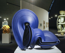 Últimos dias para ver no MON a exposição do britânico Tony Cragg. -Foto : Jonathan Campos / AEN