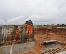 CASTRO - 11-02-2021 - OBRAS PARANÁ - OBRAS DO TREVO DE CESSO A CASTRO - FOTO: JONATHAN CAMPOS / AEN