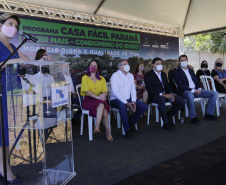 O governador Carlos Massa Ratinho Junior autorizou nesta segunda-feira (22) a ordem de serviço para a construção de um Condomínio do Idoso em Ponta Grossa, nos Campos Gerais.  -  Ponta Grossa, 22/02/2021  -  Foto: Jonathan Campos/AEN