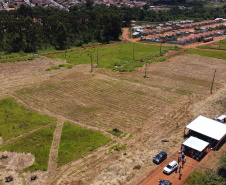 O governador Carlos Massa Ratinho Junior autorizou nesta segunda-feira (22) a ordem de serviço para a construção de um Condomínio do Idoso em Ponta Grossa, nos Campos Gerais.  -  Ponta Grossa, 22/02/2021  -  Foto: Jonathan Campos/AEN