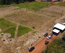 O governador Carlos Massa Ratinho Junior autorizou nesta segunda-feira (22) a ordem de serviço para a construção de um Condomínio do Idoso em Ponta Grossa, nos Campos Gerais.  -  Ponta Grossa, 22/02/2021  -  Foto: Jonathan Campos/AEN