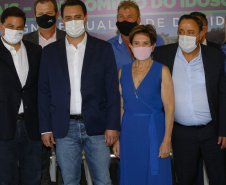 O governador Carlos Massa Ratinho Junior autorizou nesta segunda-feira (22) a ordem de serviço para a construção de um Condomínio do Idoso em Ponta Grossa, nos Campos Gerais. - Ponta Grossa, 22/02/2021  -  Foto: Gilson Abreu/AEN