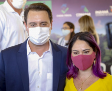 O governador Carlos Massa Ratinho Junior autorizou nesta segunda-feira (22) a ordem de serviço para a construção de um Condomínio do Idoso em Ponta Grossa, nos Campos Gerais. - Ponta Grossa, 22/02/2021  -  Foto: Gilson Abreu/AEN