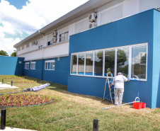 O Governo do Estado colaborou com uma nova ampliação do complexo Erasto Gaertner, em Curitiba. O hospital, referência nacional no atendimento oncológico, inaugurou nesta quarta-feira (24) o Centro de Hematologia e Transplante de Medula Óssea.   -  Curitiba, 24/02/2021  -  Foto: Alessandro Vieira/AEN