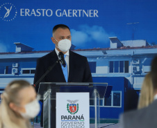 O Governo do Estado colaborou com uma nova ampliação do complexo Erasto Gaertner, em Curitiba. O hospital, referência nacional no atendimento oncológico, inaugurou nesta quarta-feira (24) o Centro de Hematologia e Transplante de Medula Óssea. - Curitiba, 24/02/2021  -  Foto: José Fernando Ogura/AEN