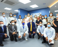 O Governo do Estado colaborou com uma nova ampliação do complexo Erasto Gaertner, em Curitiba. O hospital, referência nacional no atendimento oncológico, inaugurou nesta quarta-feira (24) o Centro de Hematologia e Transplante de Medula Óssea. - Curitiba, 24/02/2021  -  Foto: José Fernando Ogura/AEN
