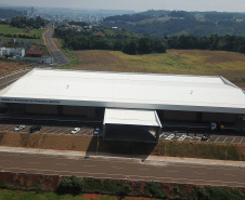 A nova rodoviária de Francisco Beltrão, no Sudoeste do Paraná, começou a funcionar oficialmente no último domingo (28).  Foto: Gelson Corazza/Prefeitura de Francisco Beltrão