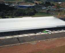 A nova rodoviária de Francisco Beltrão, no Sudoeste do Paraná, começou a funcionar oficialmente no último domingo (28).  Foto: Gelson Corazza/Prefeitura de Francisco Beltrão