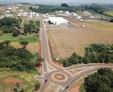 A nova rodoviária de Francisco Beltrão, no Sudoeste do Paraná, começou a funcionar oficialmente no último domingo (28).  Foto: Gelson Corazza/Prefeitura de Francisco Beltrão