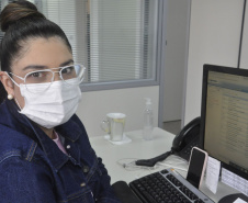 Integrada e atenta aos movimentos da sociedade moderna, a Fomento Paraná vem aumentando o número de mulheres no quadro de colaboradores e nos cargos de gestão trazendo uma nova visão à tomada de decisão de crédito da instituição. Na foto, Natascha Ekernann  - Curitiba, 08/03/2021  -  Foto: Divulgação Fomento Paraná