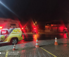 As ações de fiscalização que contaram com apoio de policiais do Paraná resultaram em 26 novas prisões por infrações relacionadas à pandemia entre domingo (7) e segunda-feira (8). O relatório da Secretaria estadual da Segurança Pública aponta, ainda, 35 estabelecimentos e 11 pessoas multados, e 23 locais interditados. - Curitiba, 09/03/2021  -  Foto: Divulgação SESP Paraná