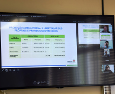 O secretário de Estado da Saúde, Beto Preto, apresentou aos deputados estaduais o Relatório Detalhado do Quadrimestre Anterior (RDQA) do 3º Quadrimestre de 2020, nesta terça-feira (9). A audiência pública é realizada pela Comissão de Saúde Pública da Assembleia Legislativa, ocorreu no Plenário da casa parlamentar com transmissão pela internet. - Curitiba, 09/03/2021  -  Foto: Américo Antonio/SESA-PR