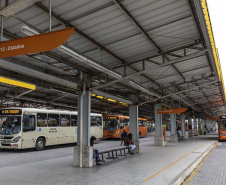 Terminal de Ônibus Fazenda Rio Grande. 21/03/2019
Foto: Maurilio Cheli