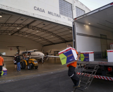 Paraná distribui novo lote e começa a vacinar idosos com mais de 75 anos.
Foto Gilson Abreu/AEN