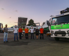 Paraná distribui novo lote e começa a vacinar idosos com mais de 75 anos.
Foto Gilson Abreu/AEN