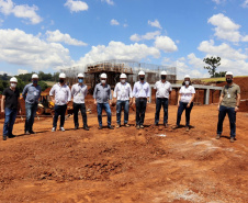 Em visita às obras, prefeito Carlos Gil confere tecnologia e eficiência aplicadas -  Curitiba, 12/03/2021  -  Foto: Divulgação Sanepar