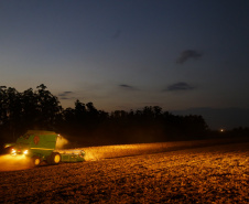 Principal produto do agro paranaense e brasileiro, o cultivo da soja ocupa mais de um quarto de todo o território do Estado e está espalhado por todas as regiões.  -  Foto: Gilson Abreu/AEN