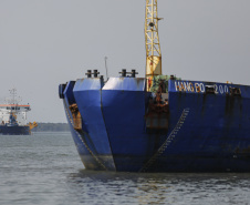 O Porto de Paranaguá completa 86 anos nesta quarta-feira, dia 17 de março, e aposta em inovação para se tornar hub logístico da América Latina. -  Foto: Claudio Neves/Portos do Paraná