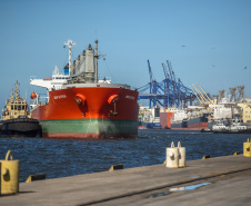 O Porto de Paranaguá completa 86 anos nesta quarta-feira, dia 17 de março, e aposta em inovação para se tornar hub logístico da América Latina. -  Foto: Claudio Neves/Portos do Paraná