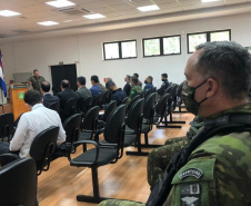 A Secretaria da Segurança Pública do Paraná (SESP), integrada com órgãos de segurança estaduais e federais, está apoiando a Operação Fronteira Sul – Ágata 21, encabeçada pela 5ª Divisão do Exército Brasileiro. -  Curitiba, 16/03/2021  -  Foto: Divulgação SESP