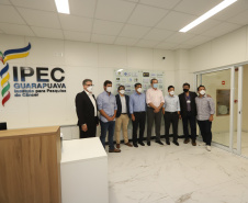 O Governo do Paraná lanca o Vale do Genoma, um polo de startups voltado para saúde e genética. Pioneiro no Brasil e no mundo, o projeto será instalado em Guarapuava, no Centro-Sul do Estado. Visita ao IPEC - Instituto para Pesquisa do Cancer. 18/03/21 - Foto: Geraldo Bubniak/AEN