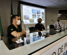 A Portos do Paraná compartilha com a Polícia Federal os dados obtidos nos 27  programas de monitoramentos ambientais. As informações colaboram com a operação ?30 Days at Sea 3.0? (30 Dias no Mar) da International Criminal Police Organization - INTERPOL. A ação envolve cerca de 60 países e tem como foco principal o combate à poluição marítima.  -  Curitiba, 19/03/2021  -  Foto: Claudio Neves/Portos do Paraná