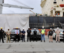 A Portos do Paraná compartilha com a Polícia Federal os dados obtidos nos 27  programas de monitoramentos ambientais. As informações colaboram com a operação ?30 Days at Sea 3.0? (30 Dias no Mar) da International Criminal Police Organization - INTERPOL. A ação envolve cerca de 60 países e tem como foco principal o combate à poluição marítima.  -  Curitiba, 19/03/2021  -  Foto: Claudio Neves/Portos do Paraná