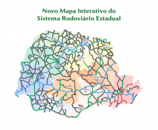 O Departamento de Estradas de Rodagem do Paraná (DER/PR), em parceria com a Companhia de Tecnologia da Informação e Comunicação do Paraná (Celepar), está lançando o Mapa Interativo do Sistema Rodoviário Estadual, o GeoDER. -  Foto: Divulgação DER