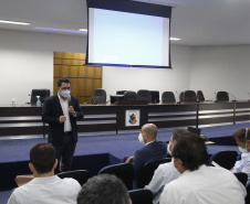 Reunião do grupo técnico do Paraná com o Prefeito de Maracaju Marcos Calderan
Foto Gilson Abreu/AEN