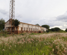 Antiga estação de trem desativada em Maracajú que poderá ser incorporada ao projeto da Nova Ferroeste.
Foto Gilson Abreu/AEN