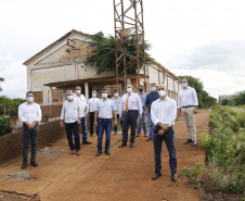 Antiga estação de trem desativada em Maracajú que poderá ser incorporada ao projeto da Nova Ferroeste.
Foto Gilson Abreu/AEN