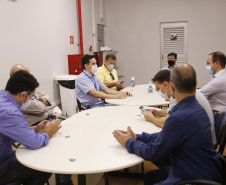 23.03.2021 - Visita do grupo técnico  da nova Ferroeste na Coamo, em Dourados-MS.
 Foto Gilson Abreu/AEN

