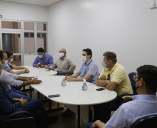 23.03.2021 - Visita do grupo técnico  da nova Ferroeste na Coamo, em Dourados-MS.
 Foto Gilson Abreu/AEN
