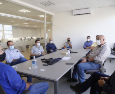 23.03.2021 - Visita do grupo técnico  da nova Ferroeste na Cooperativa Lar, em  Caarapó/MS
 Foto Gilson Abreu/AEN