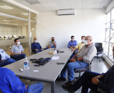 23.03.2021 - Visita do grupo técnico  da nova Ferroeste na Cooperativa Lar, em  Caarapó/MS
 Foto Gilson Abreu/AEN