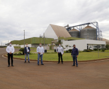 25.03.2021 - Visita do grupo técnico  da nova ferroeste  a Cotriguaçu Cascavel
 Foto Gilson Abreu/AEN

