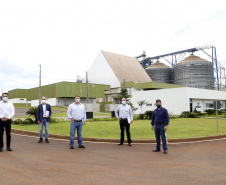 25.03.2021 - Visita do grupo técnico  da nova ferroeste  a Cotriguaçu Cascavel
 Foto Gilson Abreu/AEN
