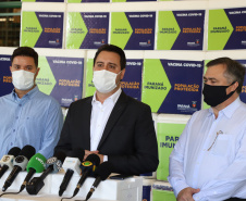 Governador lança campanha com municípios para vacinar de domingo a domingo - Curitiba, 26/03/2021 - Foto: Ari Dais/AEN