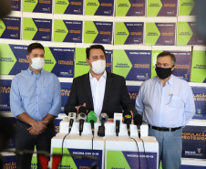 Governador lança campanha com municípios para vacinar de domingo a domingo - Curitiba, 26/03/2021 - Foto: Ari Dais/AEN