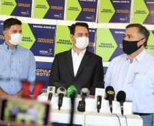 Governador lança campanha com municípios para vacinar de domingo a domingo - Curitiba, 26/03/2021 - Foto: Ari Dais/AEN