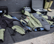Curitiba, 26 de março de 2021. Entrega de Equipamento ao Esquadrão Antibomba - BOPE